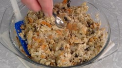 Постные котлеты с грибами бататом на овсяных хлопьях