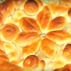 Постный капустный пирог с капустой