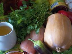 название картинки Куриный суп с кукурузой и тыквой