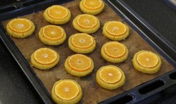 Праздничное печенье Мандаринка