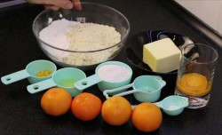 Праздничное печенье Мандаринка