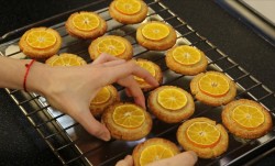 Праздничное печенье Мандаринка