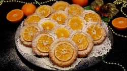 Праздничное печенье Мандаринка