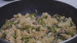 Праздничный овощной гарнир с грибами