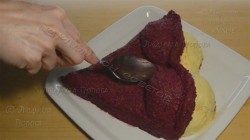 название картинки Слоёный салат Любовница к Дню влюблённых