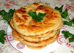 название картинки Пресные лепешки на сковороде