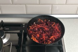 Простой борщ с капустой постный