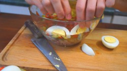 Мясной салат с жареной картошкой и луком - шаг 10 Мясной салат с жареной картошкой и луком - шаг 10