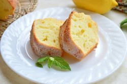 название картинки Простой пирог с лимоном