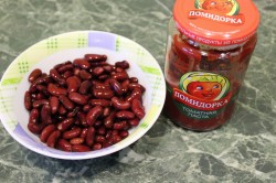 Суп из фасоли с ветчиной