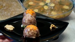 Прозрачный холодец из сборного мяса