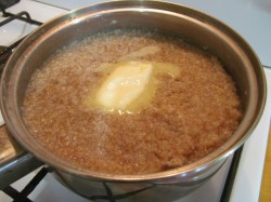 название картинки Пшеничная каша с маслом сливочным без молока