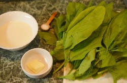 Пюре из шпината