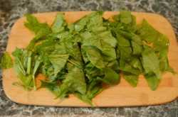 Пюре из шпината