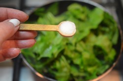 Пюре из шпината