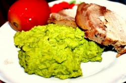 Пюре из зеленого горошка