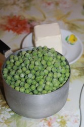 Пюре из зеленого горошка