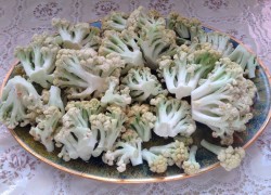 Пюре на молоке с сыром из цветной капусты