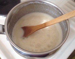 Пюре на молоке с сыром из цветной капусты