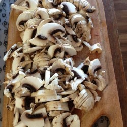 название картинки Рагу из фасоли с грибами