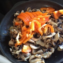 название картинки Рагу из фасоли с грибами