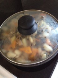 название картинки Рагу из фасоли с грибами