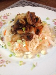 название картинки Рагу из фасоли с грибами