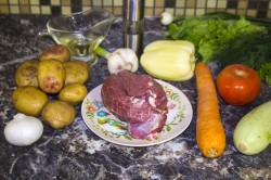 Рагу из говядины овощное с картофелем