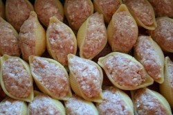 название картинки Ракушки фаршированные с рикоттой и твердым сыром