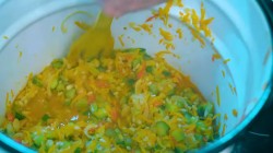 название картинки Рассольник на зиму с перловкой и свежими огурцами