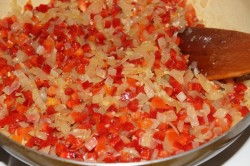 Рататуй на хрустящей галете