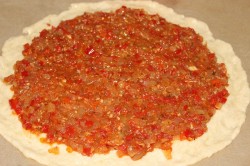 Рататуй на хрустящей галете