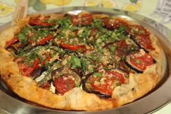 Рататуй на хрустящей галете