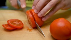 Рыбный рататуй с минтаем и овощами запеченный в духовке