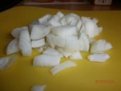 название картинки Лук с яйцом и майонезом