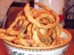 Репчатый лук в яичном кляре