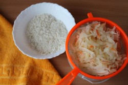 Рис с капустой и мясом