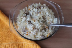 Рис с капустой и мясом