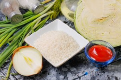 Рис с капустой в мультиварке
