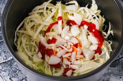 Рис с капустой в мультиварке