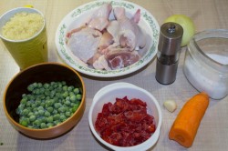 Рис в рукаве с курицей и овощами - шаг 1