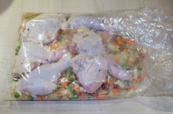 Рис в рукаве с курицей и овощами - шаг 17