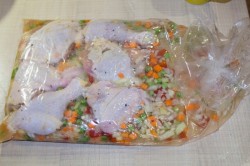 Рис в рукаве с курицей и овощами - шаг 19