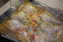 Рис в рукаве с курицей и овощами - шаг 21