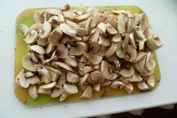 Блины из рисовой бумаги с шампиньонами