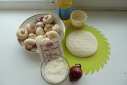 Блины из рисовой бумаги с шампиньонами