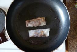 Блины из рисовой бумаги с шампиньонами