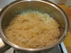 название картинки Ризотто с белыми грибами со сливками