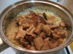 название картинки Ризотто с белыми грибами со сливками