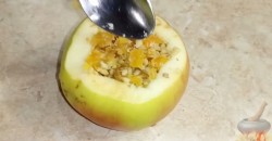 Фаршированные яблоки в готовом слоеном тесте